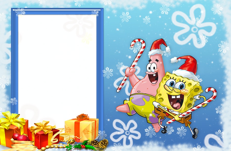 Moldura Bob Esponja PNG - Imagem Legal