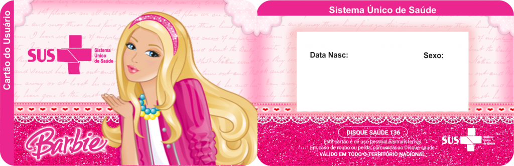 Cartão SUS personalizado: 35 temas grátis para editar e imprimir