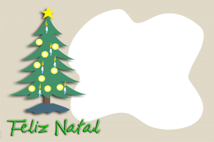 Moldura do cartão de Natal Feliz Natal PNG transparente - StickPNG