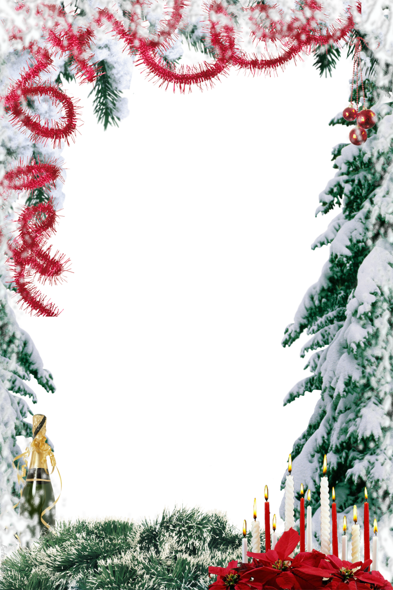 Molduras Natal Png - Christmas Borders Transparent Background, Png