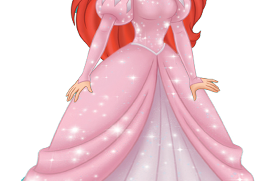 Vestido rosa hotsell de ariel