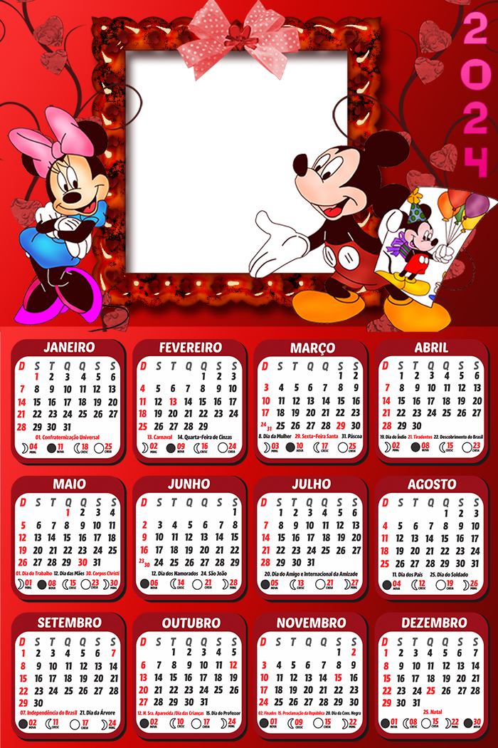 Arquivos Png Mickey e Amigos