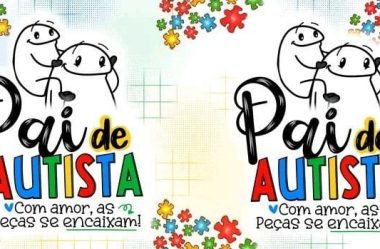 Arte para Caneca: Pai de Autista para o Dia dos Pais