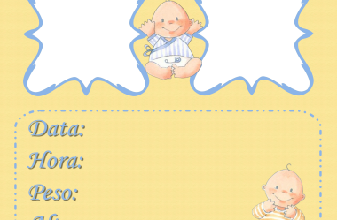Álbum de Fotos para Bebê Menino