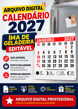 Calendário 2026 CDR
